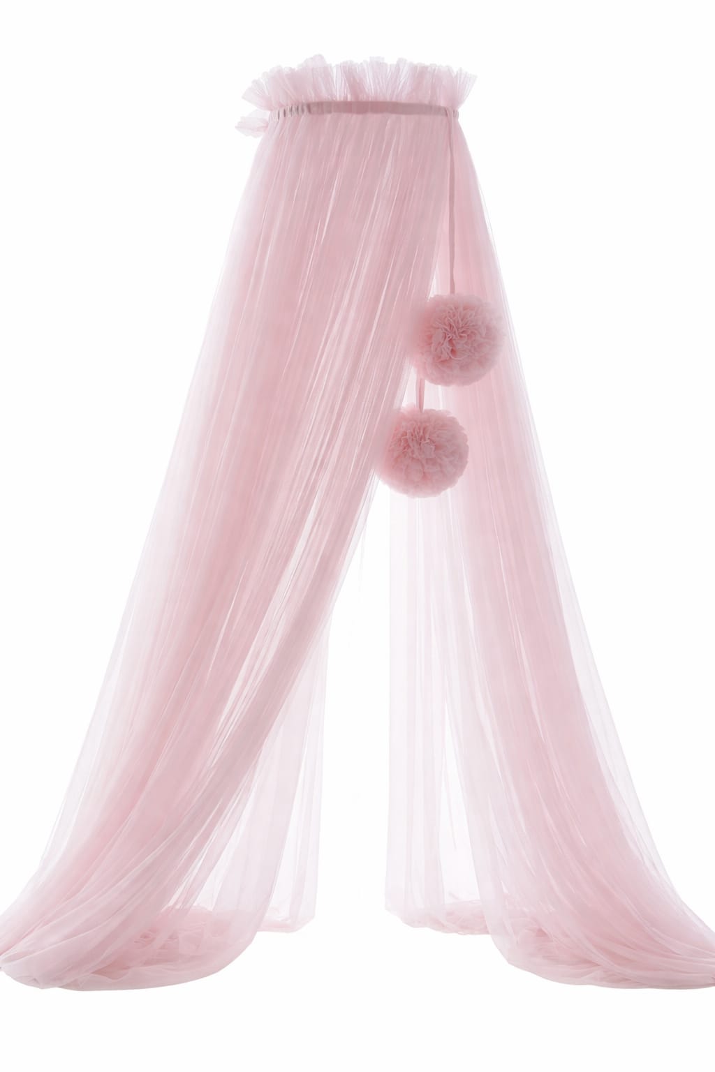 Dosel Infantil de Tul "Nube de Sueños" con Pompones