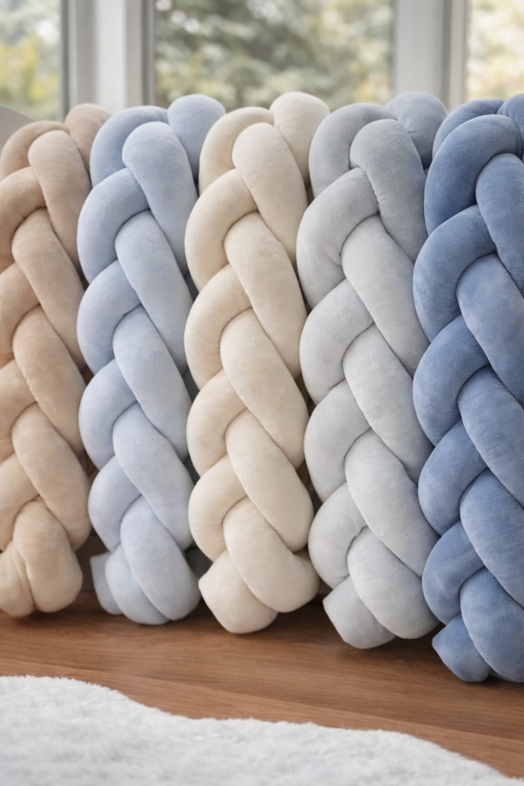 Protector de Cuna Trenzado "Dulce Algodón"