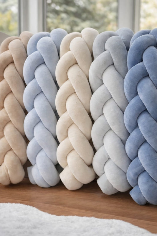 Protector de Cuna Trenzado "Dulce Algodón"