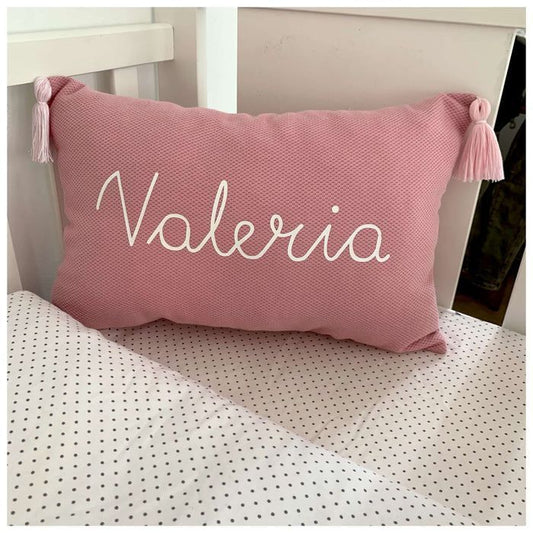 "Cojín Artesanal Personalizado